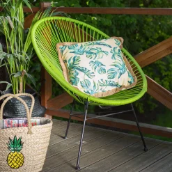 La Chaise Longue Mobilier-FAUTEUIL ACAPULCO TROPICAL GREEN