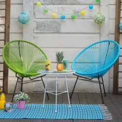 La Chaise Longue Mobilier-FAUTEUIL ACAPULCO TROPICAL GREEN