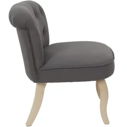 La Chaise Longue Mobilier-FAUTEUIL ELEONOR GRIS