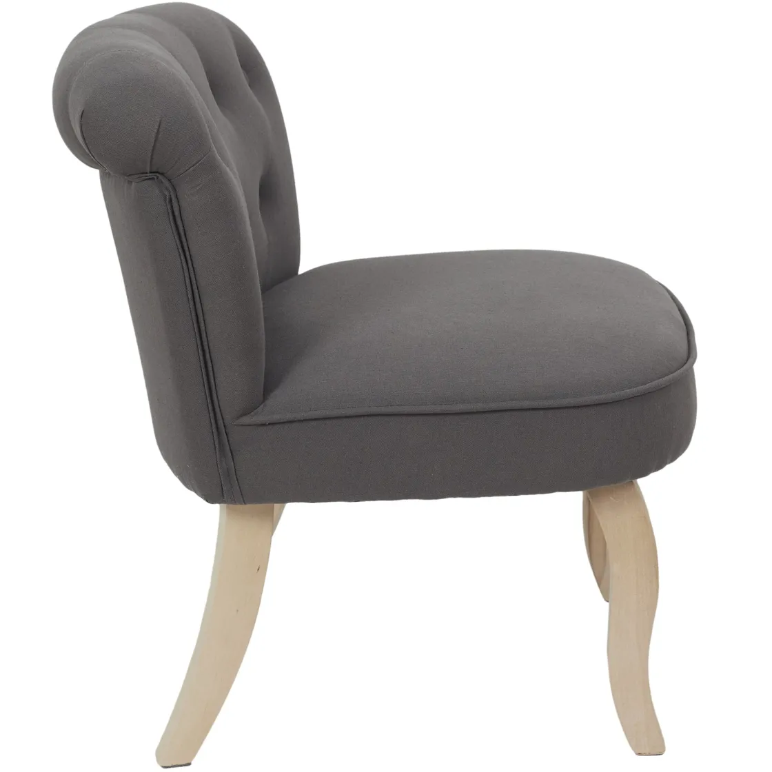 La Chaise Longue Mobilier-FAUTEUIL ELEONOR GRIS