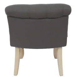 La Chaise Longue Mobilier-FAUTEUIL ELEONOR GRIS