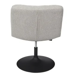 La Chaise Longue Mobilier-FAUTEUIL PIVOTANT ANTON GRIS
