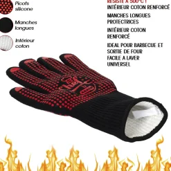 La Chaise Longue Pique-nique & Barbecue-GANT ANTI CHALEUR BARBECUE