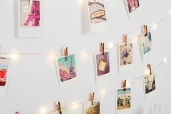 La Chaise Longue Déco-GUIRLANDE PHOTOS CLIPS ROSE GOLD