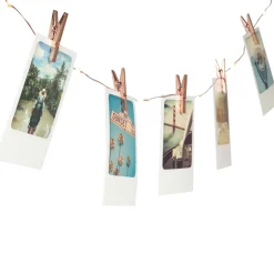 La Chaise Longue Déco-GUIRLANDE PHOTOS CLIPS ROSE GOLD