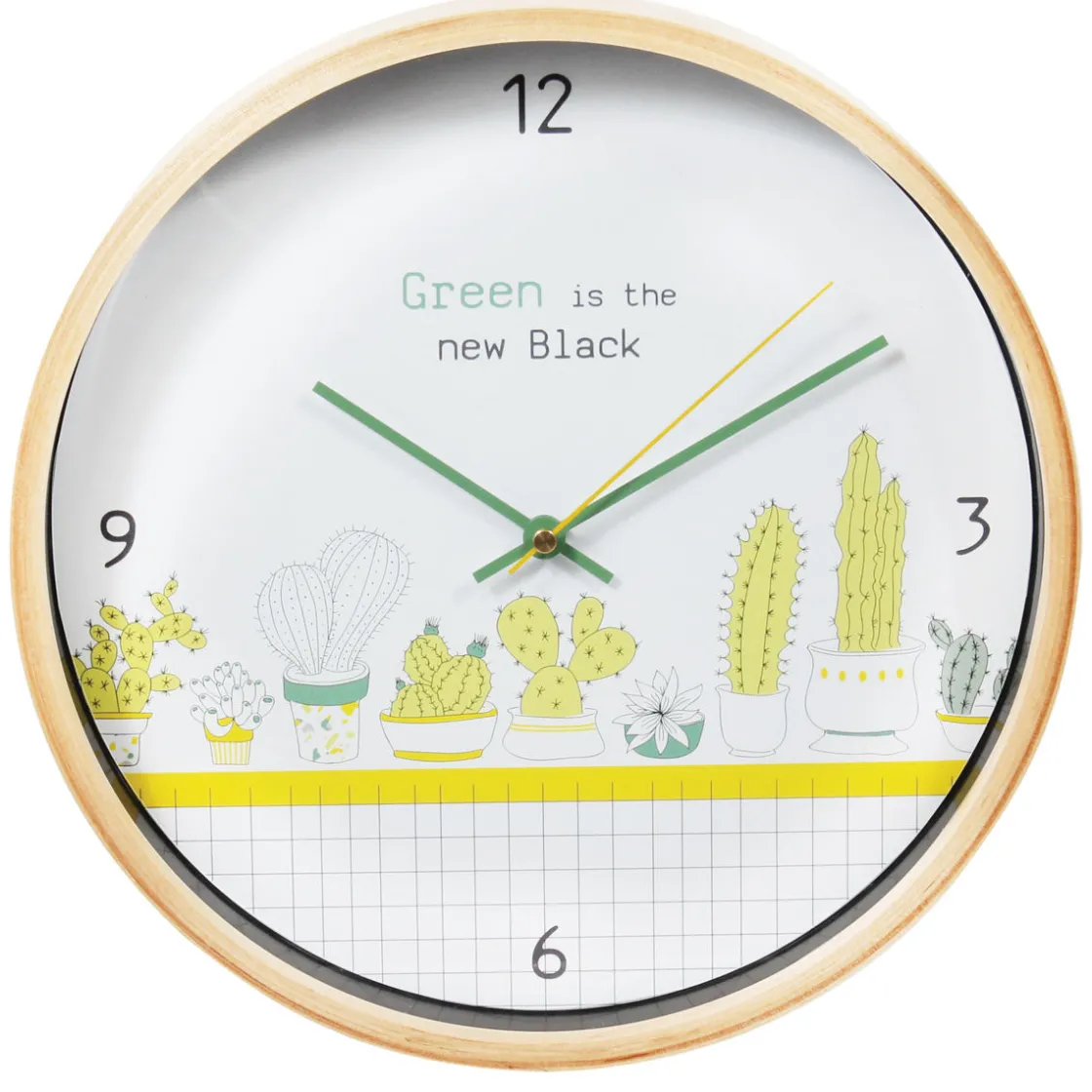 La Chaise Longue Horloge & Réveil-HORLOGE CACTUS