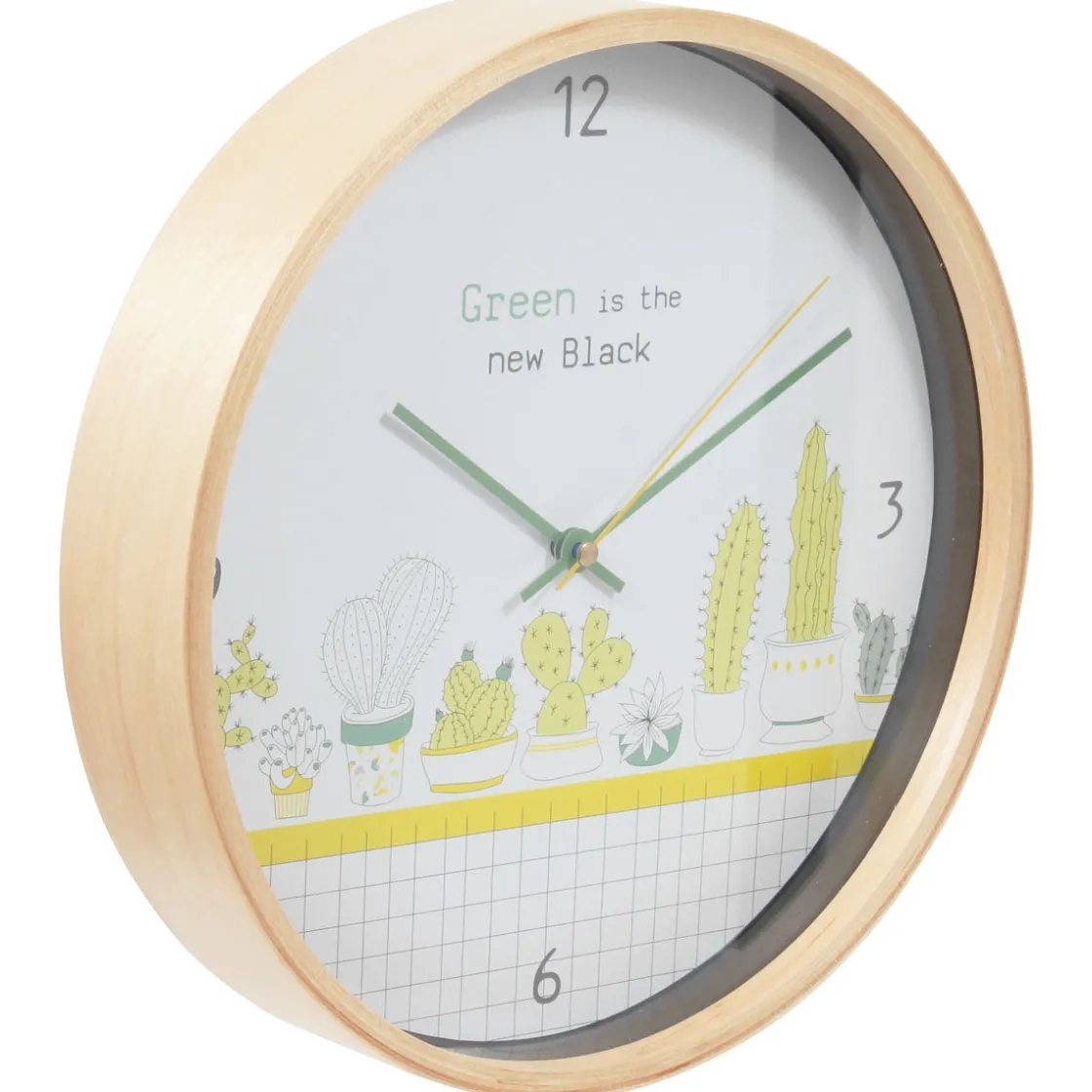 La Chaise Longue Horloge & Réveil-HORLOGE CACTUS