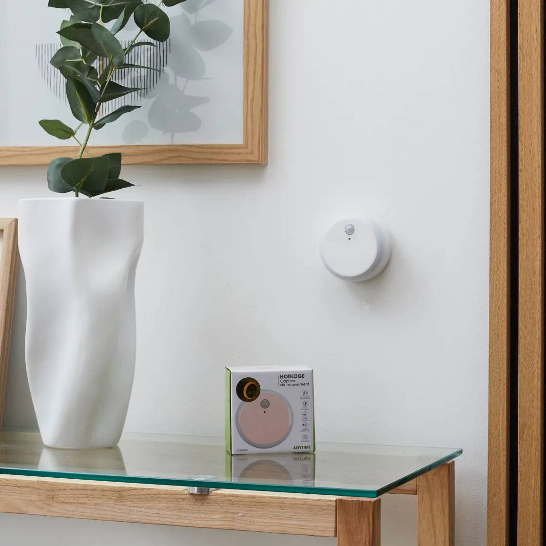 La Chaise Longue Horloge & Réveil-HORLOGE CAPTEUR DE MOUVEMENT