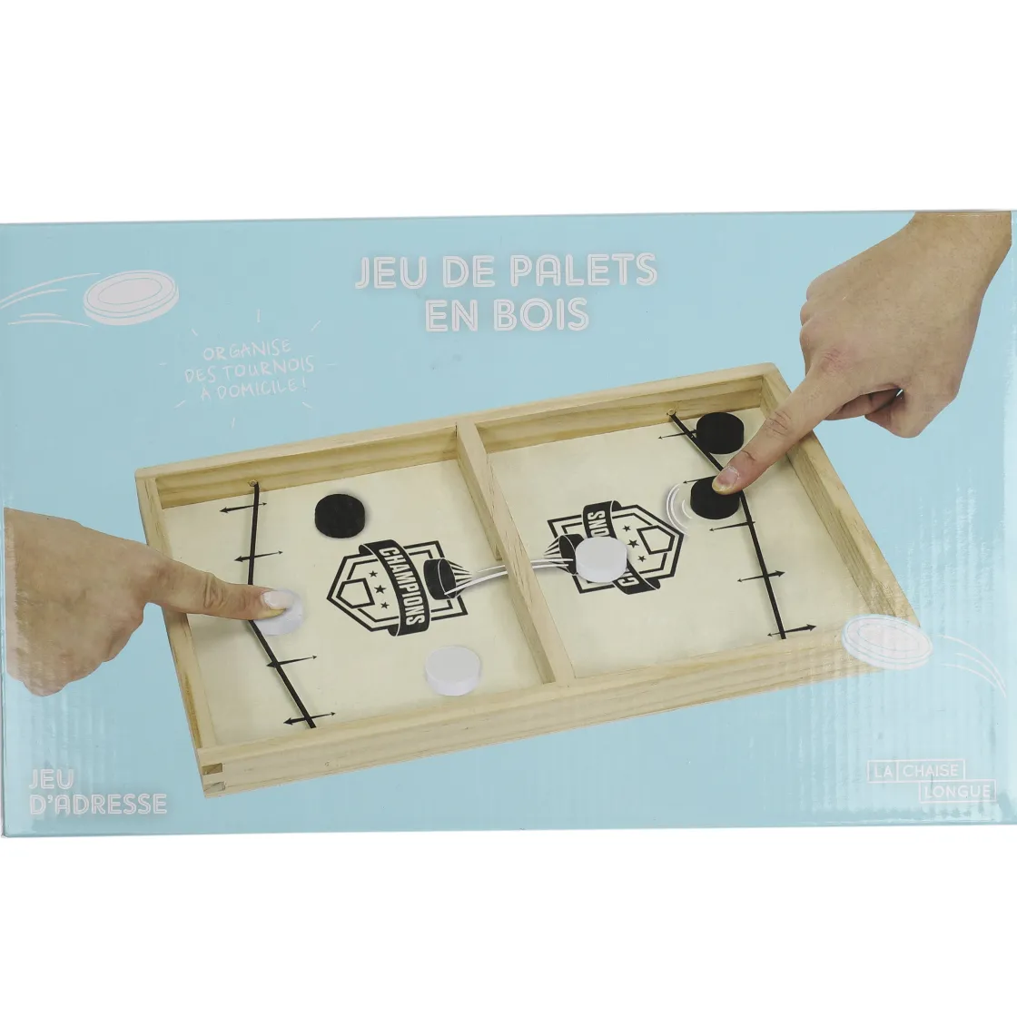 La Chaise Longue Jeux-JEU DE TABLE PALETS EN BOIS