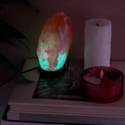 La Chaise Longue Déco Lumineuse|Déco-LAMPE CRISTAL DE SEL ROSE