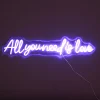 La Chaise Longue Déco Lumineuse|Déco-LAMPE EFFET NEON ALL YOU NEED IS LOVE