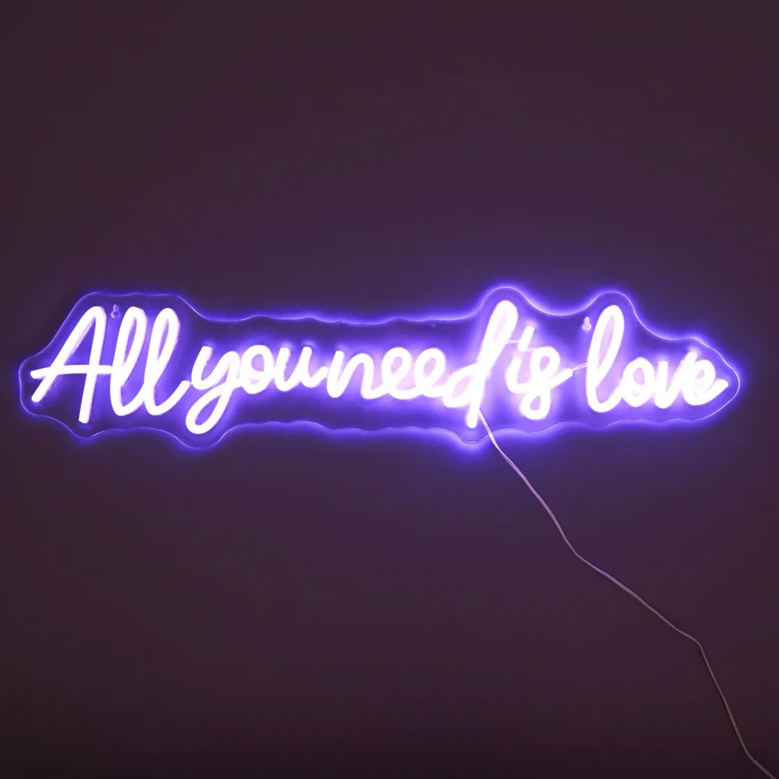 La Chaise Longue Déco Lumineuse|Déco-LAMPE EFFET NEON ALL YOU NEED IS LOVE