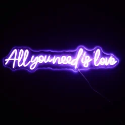 La Chaise Longue Déco Lumineuse|Déco-LAMPE EFFET NEON ALL YOU NEED IS LOVE