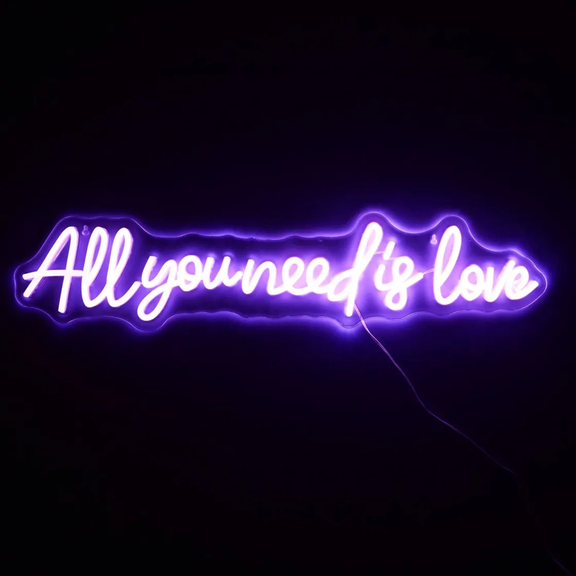 La Chaise Longue Déco Lumineuse|Déco-LAMPE EFFET NEON ALL YOU NEED IS LOVE