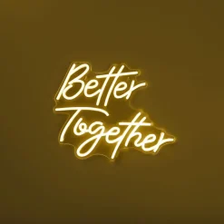 La Chaise Longue Déco Lumineuse|Déco-LAMPE EFFET NEON BETTER TOGETHER