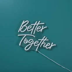 La Chaise Longue Déco Lumineuse|Déco-LAMPE EFFET NEON BETTER TOGETHER