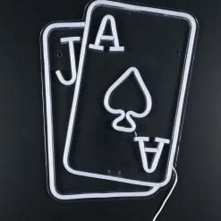 La Chaise Longue Déco Lumineuse|Déco-LAMPE EFFET NEON CARTES A JOUER