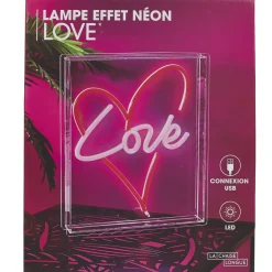 La Chaise Longue Déco Lumineuse|Déco-LAMPE EFFET NEON CŒUR LOVE