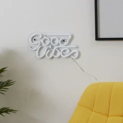 La Chaise Longue Déco Chambre|Déco-LAMPE EFFET NEON LED GOOD VIBES