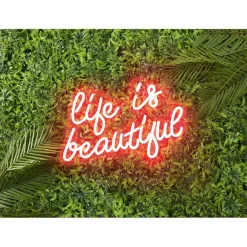 La Chaise Longue Déco Lumineuse|Déco-LAMPE EFFET NEON LIFE IS BEAUTIFUL