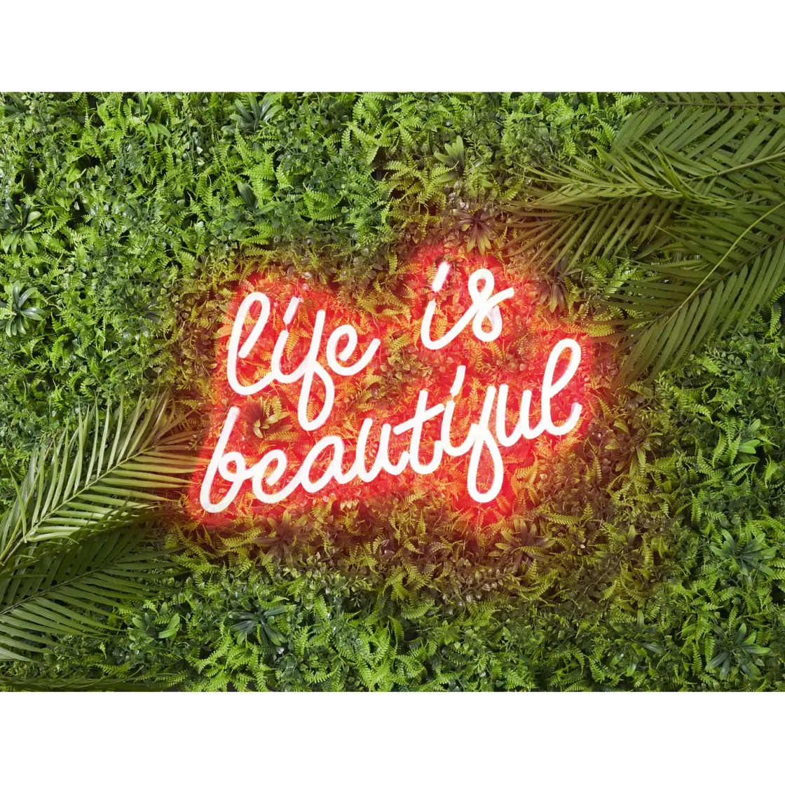 La Chaise Longue Déco Lumineuse|Déco-LAMPE EFFET NEON LIFE IS BEAUTIFUL