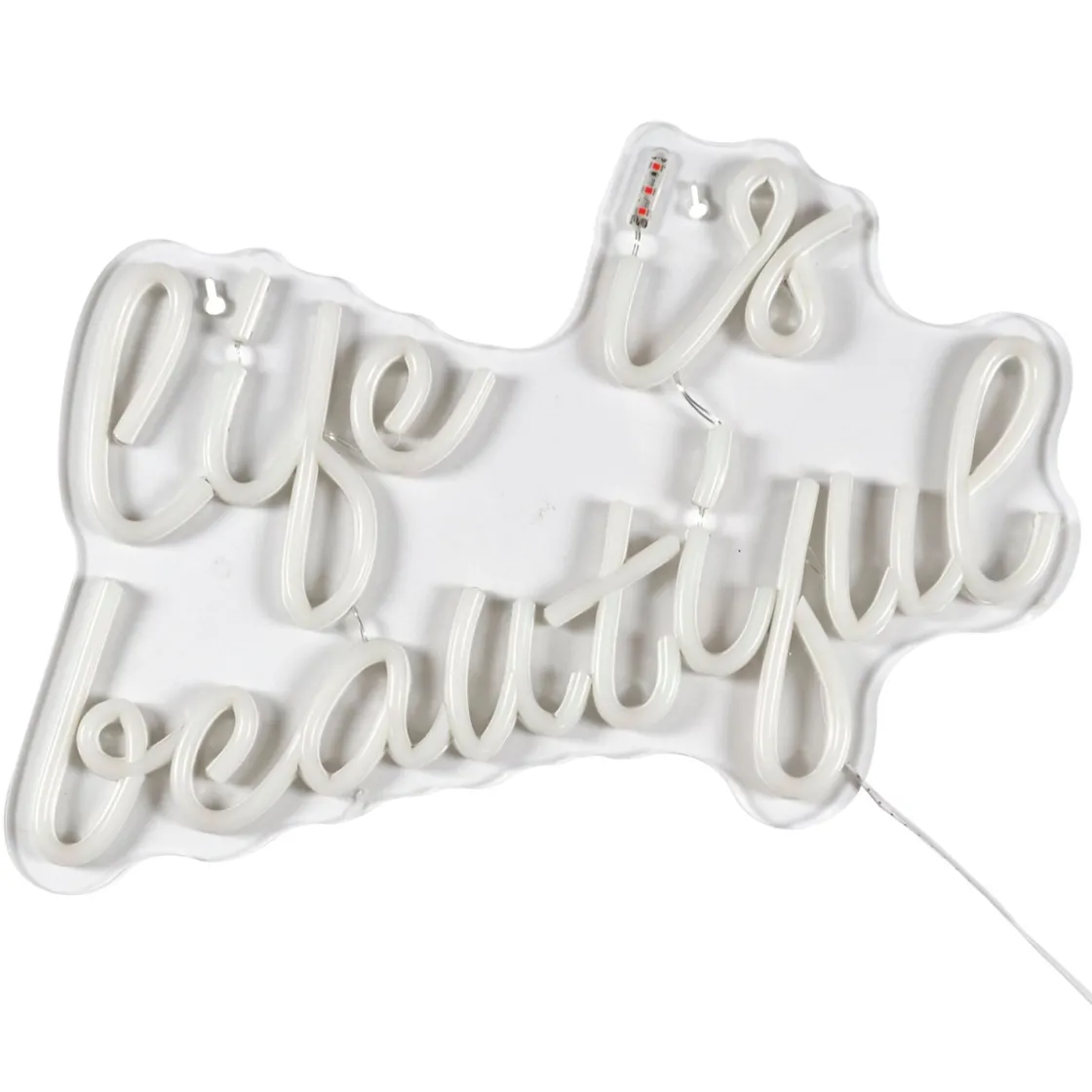 La Chaise Longue Déco Lumineuse|Déco-LAMPE EFFET NEON LIFE IS BEAUTIFUL