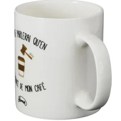 La Chaise Longue Thé & Café-MUG JE NE PARLERAI QU'EN PRESENCE DE MON CAFE