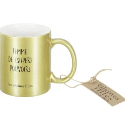 La Chaise Longue Thé & Café-MUG PAILLETTE FEMME SUPER POUVOIRS