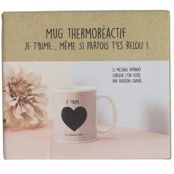 La Chaise Longue Thé & Café-MUG THERMOREACTIF JE T'AIME