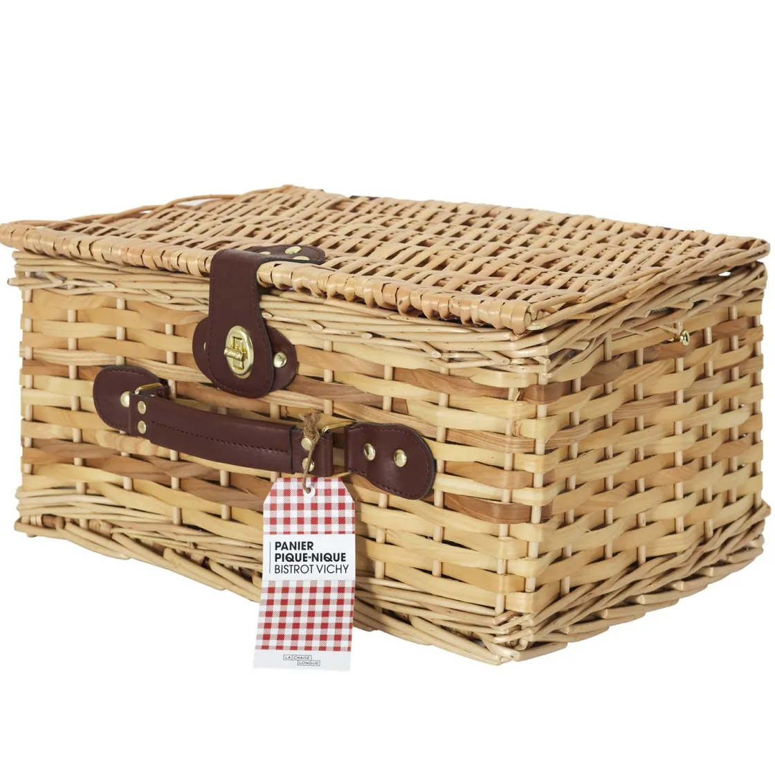 La Chaise Longue Pique-nique & Barbecue-PANIER PIQUE NIQUE BISTROT VICHY