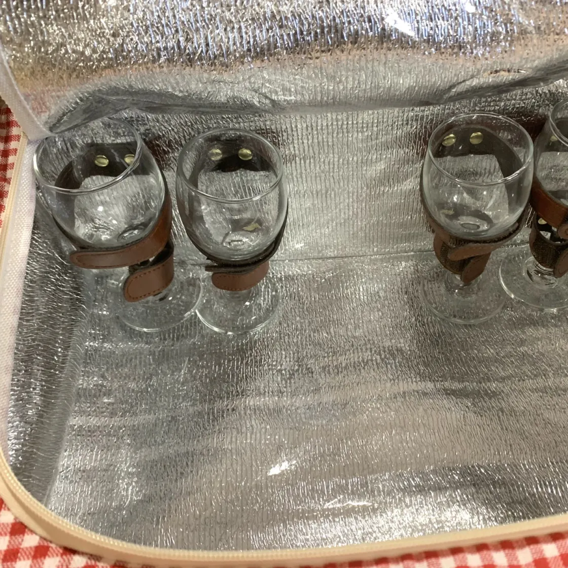 La Chaise Longue Pique-nique & Barbecue-PANIER PIQUE NIQUE BISTROT VICHY