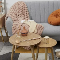 La Chaise Longue Cocoon-PLAID FAUSSE FOURRURE COSY TIME