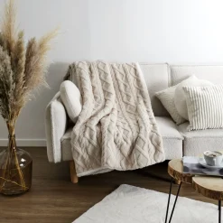 La Chaise Longue Cocoon-PLAID JACQUARD COSY