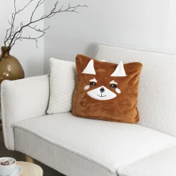 La Chaise Longue Cocoon-PLAID KANGOUROU PANDA ROUX