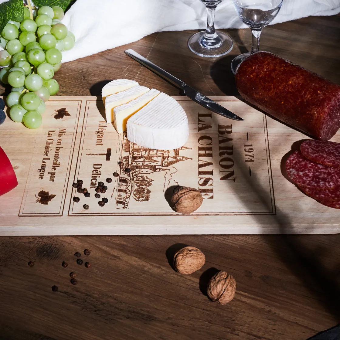 La Chaise Longue Accessoires|Accessoires De Cuisine-PLANCHE APERO BOUTEILLE BARON LA CHAISE