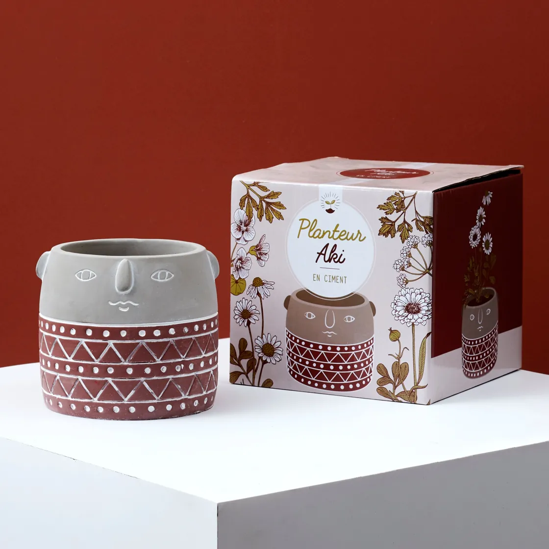 La Chaise Longue Déco-PLANTEUR AKI TERRACOTA