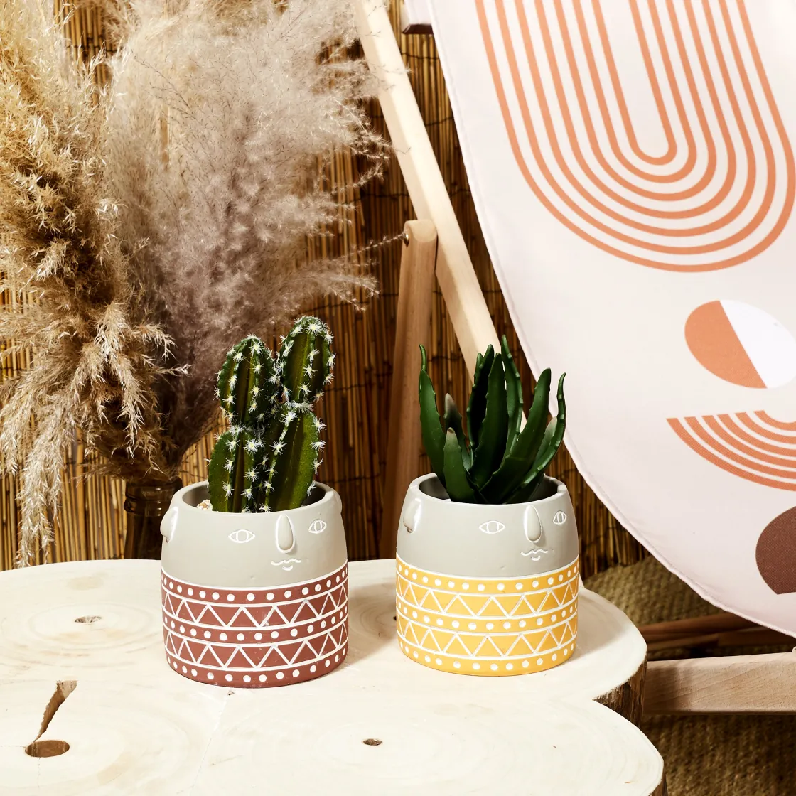 La Chaise Longue Déco-PLANTEUR AKI TERRACOTA