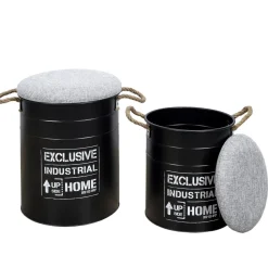 La Chaise Longue Mobilier-POUF GIGOGNE BARIL DOCK X2