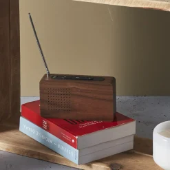La Chaise Longue Horloge & Réveil-RADIO REVEIL BOIS
