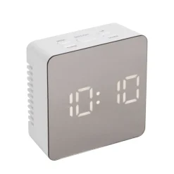 La Chaise Longue Horloge & Réveil-REVEIL MIROIR LED SQUARE