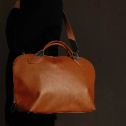 La Chaise Longue Sacs & Pochettes-SAC WEEK END OAKLAND CAMEL