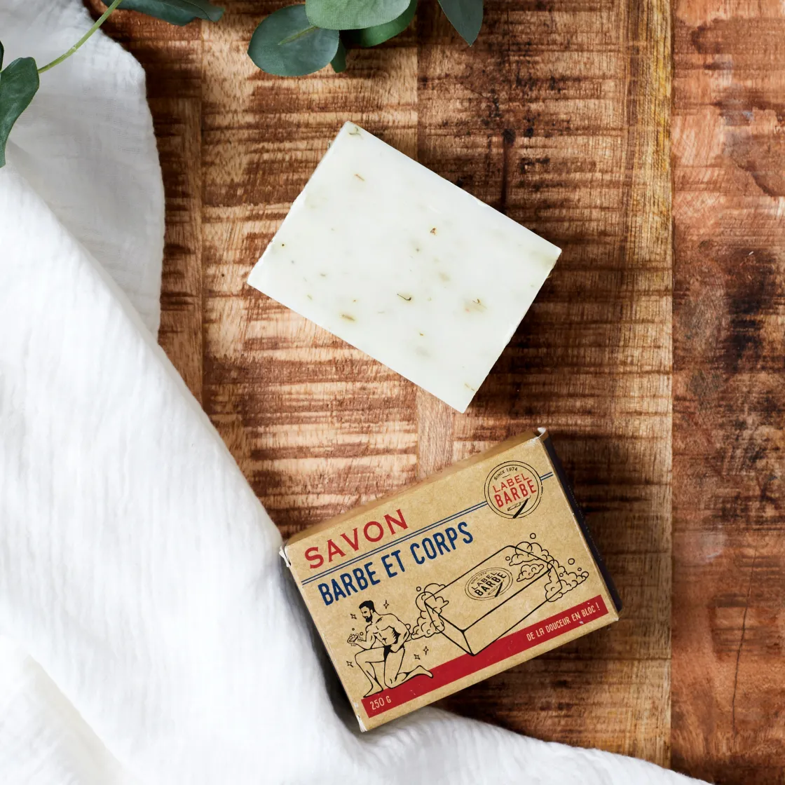 La Chaise Longue Beauté & Soin-SAVON A BARBE ET CORPS LABEL BARBE