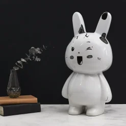 La Chaise Longue Déco-SCULPTURE CRAZY BUNNY PERSONNALISABLE