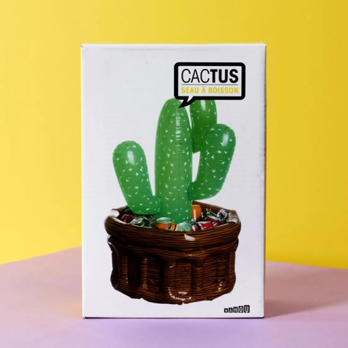 La Chaise Longue Boissons & Cocktails-SEAU A BOISSON CACTUS GONFLABLE