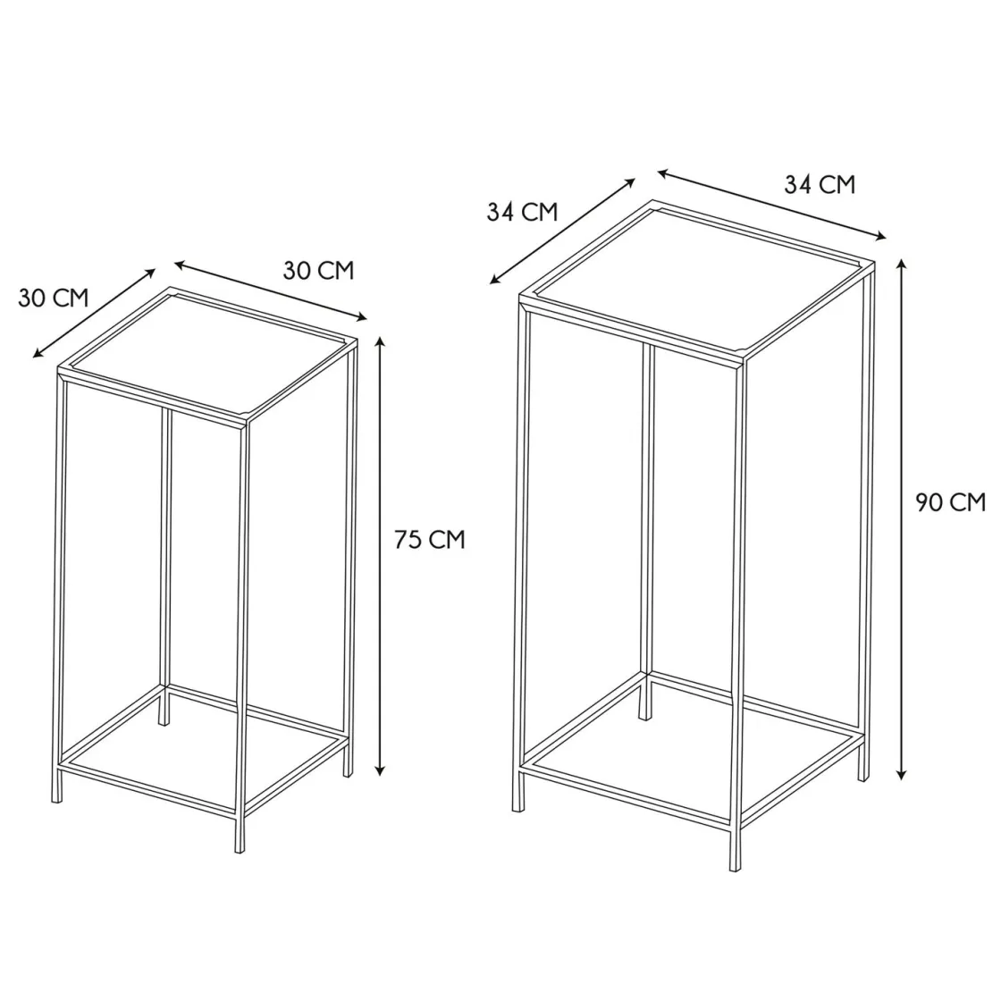 La Chaise Longue Mobilier-SELLETTE X2 FELICITY