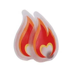 La Chaise Longue Cocoon-SET DE 2 CHAUFFERETTES FLAMME