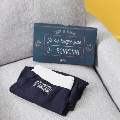 La Chaise Longue Mode-SHORT DE PYJAMA JE NE RONFLE PAS JE RONRONNE