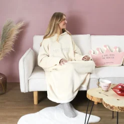 La Chaise Longue Cocoon-SWEAT PLAID BOMBASSE