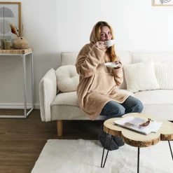 La Chaise Longue Cocoon-SWEAT PLAID COSY TIME