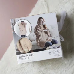 La Chaise Longue Cocoon-SWEAT PLAID COSY TIME